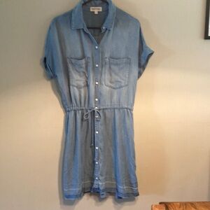 Cloth and Stone chambray dress size large